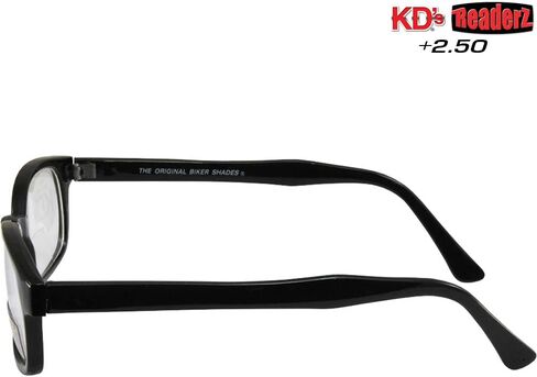 ظلال راكبي الدراجات النارية الأصلية من KD بواسطة PCSUN إطارات سوداء + عدسات شفافة مكبرة 2.50 in Kuwait