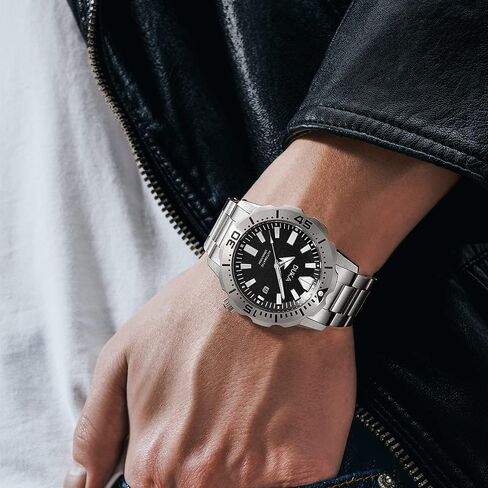 HaiQin DUKA 110 Men's Automatic Mechanical Watches The Ocean Series Synthetic Sapphire Japanese Self-Winding Movement Full Stainless Steel 100M Waterproof Sports Wrist Watch Date in Saudi Arabia