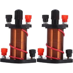 TEHAUX 2pcs Electromagnetic Induction Coil, Demonstration Induction Coil Induction Coil Electromagnet Kit Primary Coil Copper Cylinder Teaching Solenoid Coil for Physics Teaching in Kuwait