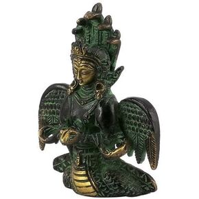 Nag Kanya Brass Decorative Statue