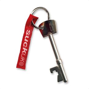 Suck UK | Key Shaped Bottle Opener | Key Chain Bottle Openers | Groomsmen Gifts | Keychain Accessories | Beer Gifts For Men | Bar Accessories | Wedding Favors