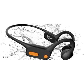Tayogo Bone Conduction Swimming Headphones, Bluetooth 5.4, IP68 Waterproof MP3 Open-Ear Headphones for Swimming,32GB Memory, Fast Magnetic Charge, Built-in Microphone, 15H Playtime,Swim Headphones