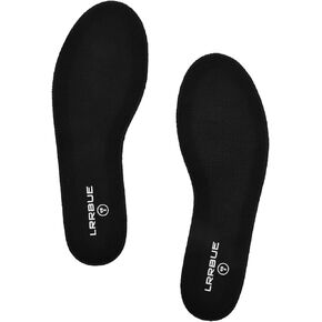 Shoe Inserts for Women, Memory Foam Shoe Insoles for Standing All Day, Replacement Insoles for Work Boot, Running Shoes, Sneakers, Comfort Inner Soles for Everyday Use Black US 9.5