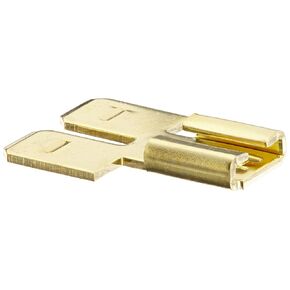 موصل متخصص NSI، عبوات صغيرة، محولات ذكر/أنثى، حجم علامة التبويب 0.250 بوصة × 0.032 بوصة - DMT250-3-S، أوم (عبوة من 15 قطعة)