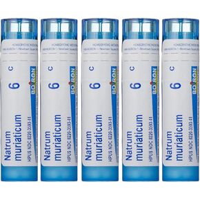 Boiron Natrum Muriaticum 6C (Pack of 5), Homeopathic Medicine for Runny Nose