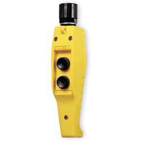 2-Button Up/Down Pendant Push Button Station, 2NO, NEMA Rating 4X, Yellow - CPB21
