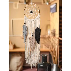 Siykkay Macrame Wall Hanging,a Boho Leaves Tapestry Wall Decor, Handmade Woven as a Hanging Decor,Chic Bohemian Wall Art Home Decoration for Bedroom, Living Room, Nursery, or Office.15.7X22 inches