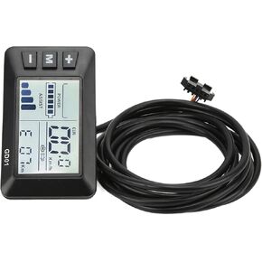 SUNGOOYUE Electric Display Meter Panel, LCD Meter 36V 48V Connector for Electric Modification