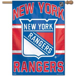 Wincraft NHL New York Rangers 01523014 Vertical Flag, 27" x 37", Black