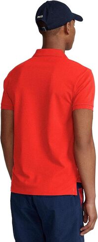 POLO RALPH LAUREN Ralph Lauren Men's Classic Fit Mesh Pony Logo Polo Shirt (XXL, HarborBlue) in Saudi Arabia
