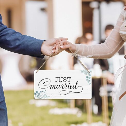 Krollma Ring Bearer Sign, Rustic Wedding Decor Sign Wall Hanging, Ring Security Wedding Ring Bearer Gifts for Wedding Reception Here Comes the Bride Sign Here Comes Your Forever Wall Art Decor in Saudi Arabia