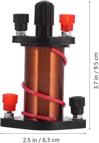 TEHAUX 2pcs Electromagnetic Induction Coil, Demonstration Induction Coil Induction Coil Electromagnet Kit Primary Coil Copper Cylinder Teaching Solenoid Coil for Physics Teaching in Kuwait