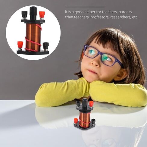 TEHAUX 2pcs Electromagnetic Induction Coil, Demonstration Induction Coil Induction Coil Electromagnet Kit Primary Coil Copper Cylinder Teaching Solenoid Coil for Physics Teaching in Kuwait