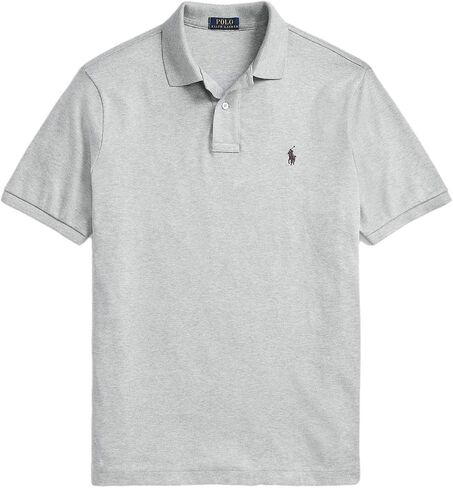 قميص بولو RALPH LAUREN Ralph Lauren للرجال ذو تصميم كلاسيكي شبكي بشعار Pony (XXL، HarbourBlue) in Saudi Arabia