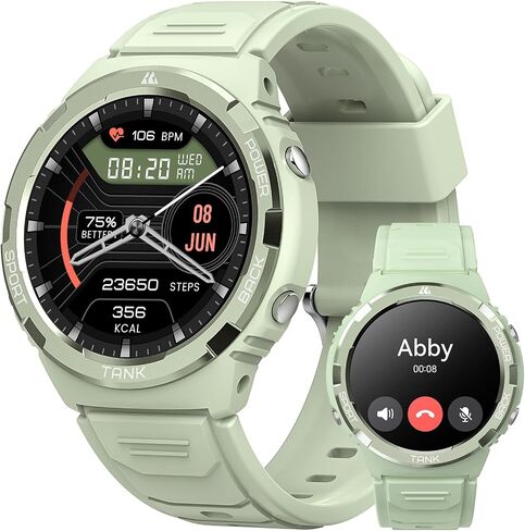 AMAZTIM Smart Watches for Women,Lightest Fitness Tracker with 5ATM Waterproof,Answer/Dial Calls,1.3'AMOLED Ultra HD Display,AI Voice Assistant 24H Sleep/Heart Rate (Pink) in Saudi Arabia