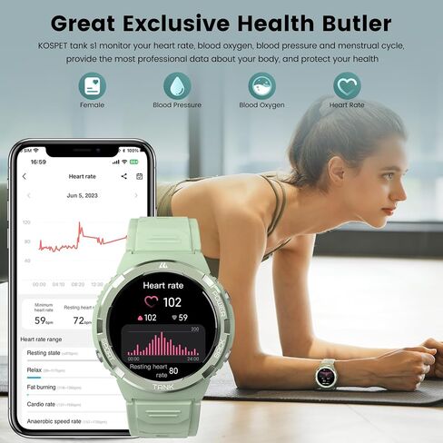 AMAZTIM Smart Watches for Women,Lightest Fitness Tracker with 5ATM Waterproof,Answer/Dial Calls,1.3'AMOLED Ultra HD Display,AI Voice Assistant 24H Sleep/Heart Rate (Pink) in Saudi Arabia