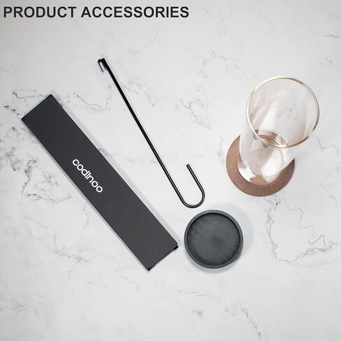 Incense Holder for Sticks,Incense Burner Holder,Modern Incense Holder for Stick with Glass Ash Catcher,Insence-Stick Holder [Anti-Ash Flying] for Yoga Spa (Upside Down Full Black) in Kuwait