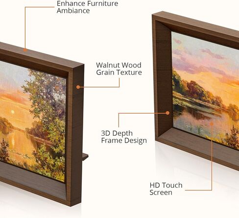 Dragon Touch Digital Picture Frame - 10.1 inch IPS Touch Screen WiFi Digital Photo Frame Display, 16GB Storage, Auto-Rotate, Share Photos via App in Saudi Arabia