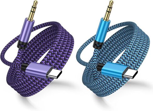 كابل صوت USB C إلى 3.5 مم من سامسونج، محول مقبس سماعة رأس ذكر 3FT من النوع C إلى 3.5 مم سلك ستيريو للسيارة لهاتف Samsung Galaxy A15 A54 A35 A55 A14 S24 S23 Ultra S22 S21 S20، Pixel 8a 8 7 6، iPhone 15، iPad in Kuwait