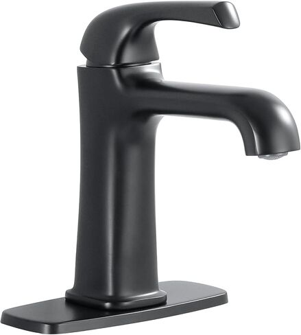 Bathroom Sink Faucet 1 Hole Single Handle Oil Rubbed Bronze for Bathroom Sink Vanity RV Farmhouse Sink(1001ORB-QC) in Saudi Arabia