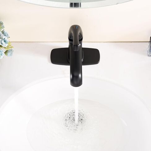 Bathroom Sink Faucet 1 Hole Single Handle Oil Rubbed Bronze for Bathroom Sink Vanity RV Farmhouse Sink(1001ORB-QC) in Saudi Arabia
