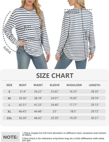 AURUZA البلوز للنساء الصوف طويلة الأكمام Crewneck البلوز المرأة السببية فضفاضة تناسب البلوز تونك ملابس الخريف in Saudi Arabia