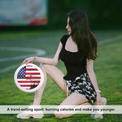 Eagle and American Flag Flying Disc Patriotic Ultimate Sport Disc 175g for Competitions, Team Game Exercise Outdoor Activity in Saudi Arabia