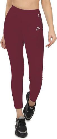 Stretchable Yoga Pants for Women & Gym Pants for Women Workout with Mesh Insert & Side Pockets in Saudi Arabia