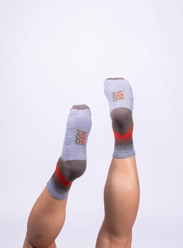 جوارب صوف ميرينو GRIP6 للاستخدام اليومي - جوارب صوفية خفيفة الوزن للمشي لمسافات طويلة - جوارب دافئة للرجال والنساء - معدات الطقس البارد - in Kuwait