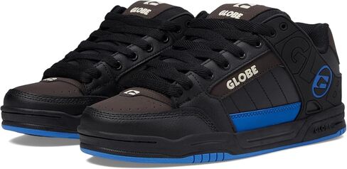 Globe Men's Tilt Skate Shoe, Black/Tan/Cobalt, 7 in Saudi Arabia