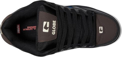 Globe Men's Tilt Skate Shoe, Black/Tan/Cobalt, 7 in Saudi Arabia