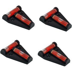 4 magnetic function T-shaped mini level platforms can be used with a small level and a horizontal bubble bead (black(red))