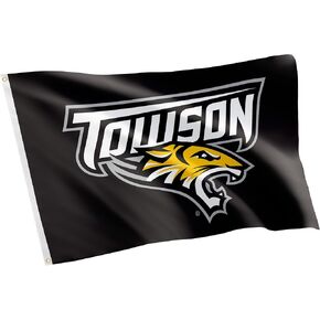 Desert Cactus Towson University Flag TU Tigers Flag Banners 100% Polyester Indoor Outdoor 3x5 feet Flags (Style 1)