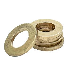 100Pcs Brass Flat Washer,M4 Metric Brass Washer for Screws Bolts,4mm Inner Diameter,8mm Outer Diameter,0.8mm Thickness Metal Washers for Fastener(M4x8x0.8mm)
