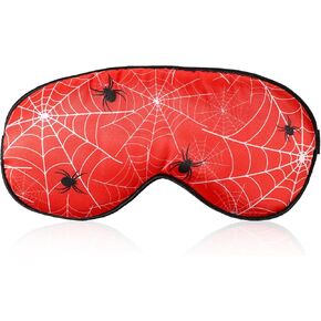 Spider Sleep Mask, Kids Eye Mask for Sleeping Eye Mask with Adjustable Strap Spider Kids Eye Mask for Sleeping Eye Mask for Boys Girls Sleeping Travel Party Supply