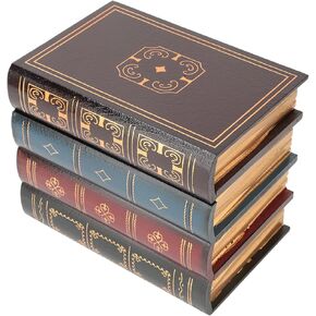 Cocoarm Storage Box, European Vintage Decorative Fake Book Storage Box Hidden Secret Storage Box for Home Office Shelf Decoration (B large size)
