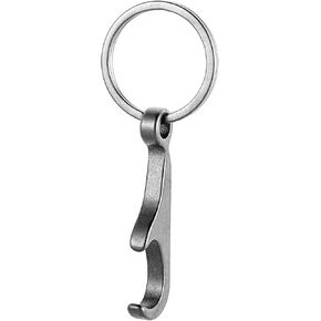 Mabor Titanium Bottle Opener Small Keychain Beer Bottle Cap Opener Mini Beer Can Opener with Stainless Steel Key Ring Cool Beer Opener for Bartender Home Restaurants Bars