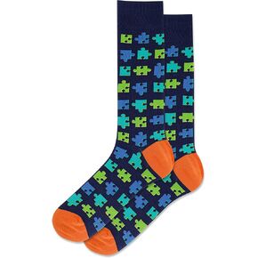 Hot Sox Men's Fun Pop Culture & Celebration Crew Socks-1 Pair Pack-Cool & Funny Gifts