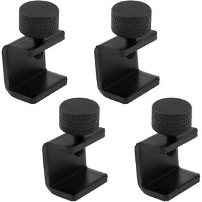Lovelysp 3D Printer Heating Bed Clamp Glass Bed Clips Clamps Adjustable 3D Printer Heat Bed Fixed Clips 3D Printer Accessories 4PCS