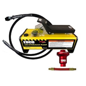 ESCO Pro Series 1/2 Gallon Air Hydraulic Pump Kit with Hose and Coupler, 10,000 PSI