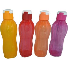 Tupperware TP-380-T750 Aquasafe Sports Water Bottle (Flip Top 750ml, 2 Pcs)