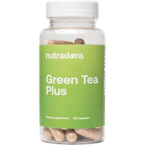 Green Tea Extract Capsules with EGCG and Green Coffee Bean Extract - Organic Herbal Supplement with Digestion Support for Women and Men, Vegan, 60 Pills