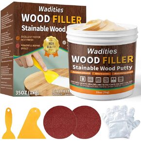 35oz Wood Filler, White Wood Putty, Wadities Paintable Stainable Wood Repair Putty, Wood Furniture Repair Kit, Quickly Repair Broken and Defective Wooden Furniture (Walnut) in Kuwait