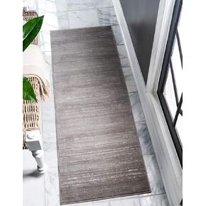 Unique Loom Uptown Collection Area Rug - Madison Avenue (9' x 12' 2" Rectangle, Navy Blue/ Ivory)
