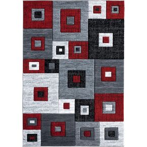 United Weavers of America Bristol Cicero Red Runner Rug, 2'7" x 7'4"
