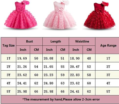 NNJXD Baby Girl Birthday Party Dress Tutu Toddler Girl Pageant Ball Gown in Saudi Arabia
