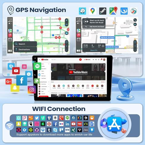 Leadfan Car Stereo Radio for Nissan Altima 2008 2009 2010 2011 2012 Wireless CarPlay Android Auto, 9" Touch Screen Car Audio Receiver WiFi GPS Navi FM Bluetooth Backup Camera SWC (Manual AC) in Saudi Arabia