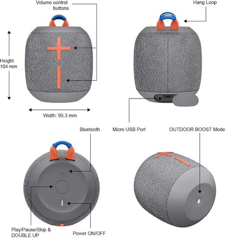 Ultimate Ears WONDERBOOM 2 - Bermuda Blue (Renewed) in Saudi Arabia