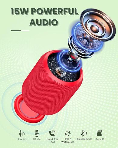 NOTABRICK Bluetooth Speakers,Portable Wireless Speaker in Saudi Arabia
