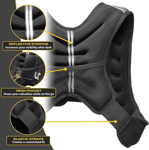 Philosophy Gym Weighted Workout Vest, Strength Training Fitness Body Weight Vest in Kuwait